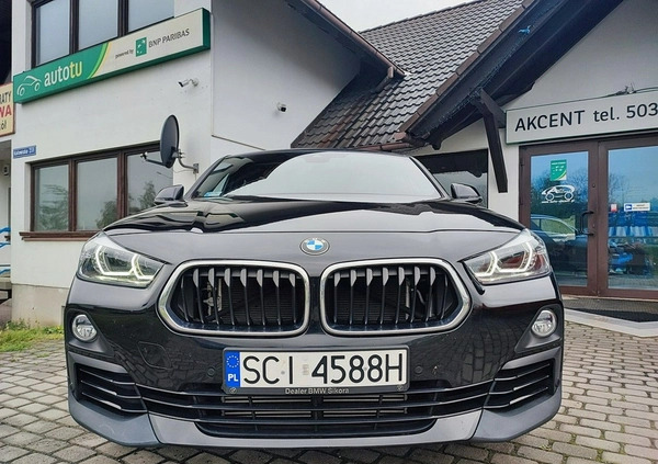 BMW X2 cena 130000 przebieg: 17751, rok produkcji 2020 z Zielonka małe 631
